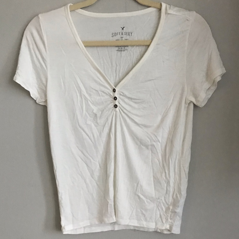 Cute White Summer Top
